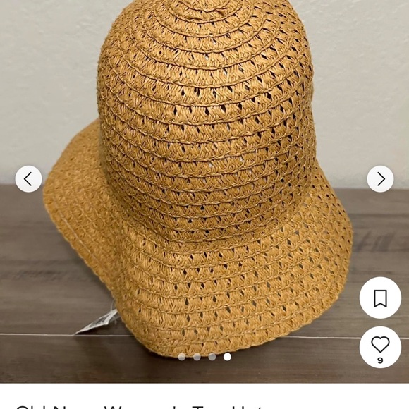NWT OLD NAVY STRAW BUCKET Hat Color Totally Natural - Picture 5 of 6